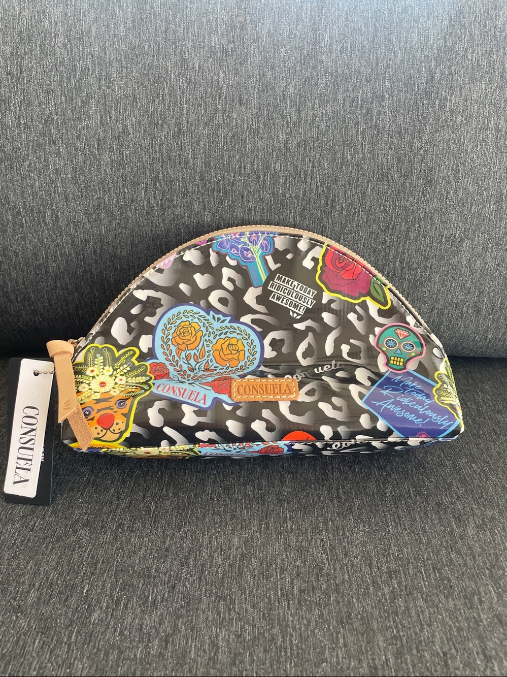 Consuela BNWT large Zoë cosmetic bag case new gift Christmas birthday